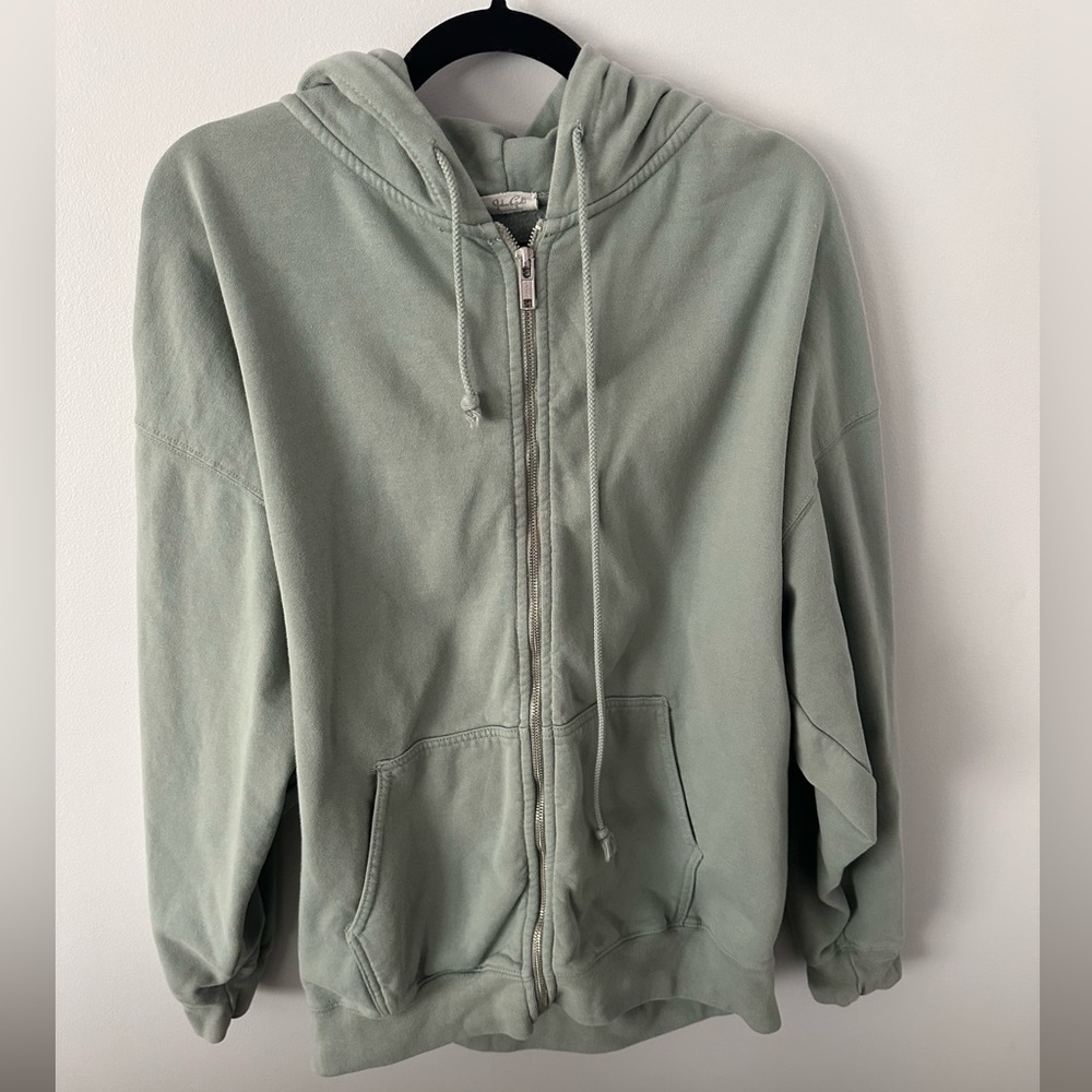 Brandy Melville zip-up hoodie